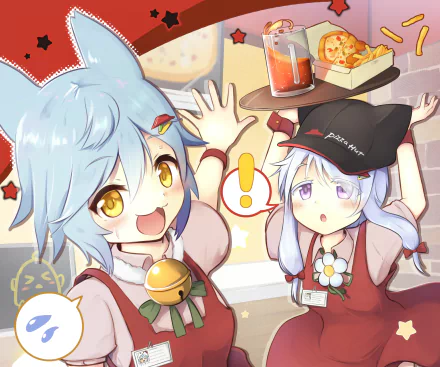 Uranami (Azur Lane) Fubuki (Azur Lane) Anime Azur Lane HD Desktop Wallpaper | Background Image