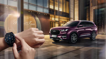 vehicle Chery Tiggo 8 HD Desktop Wallpaper | Background Image