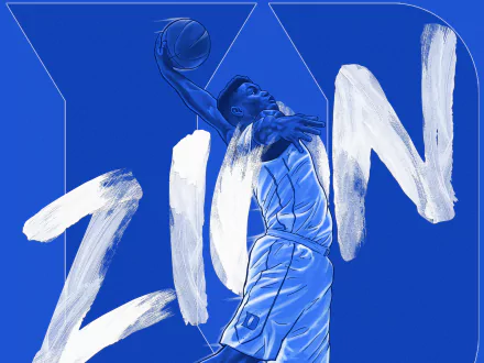 Zion Williamson Sports HD Desktop Wallpaper | Background Image