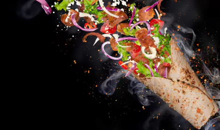food Doner kebab HD Desktop Wallpaper | Background Image
