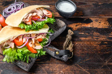 food Doner kebab HD Desktop Wallpaper | Background Image