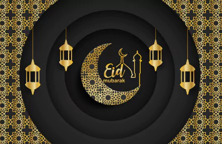 religious Eid Mubarak HD Desktop Wallpaper | Background Image