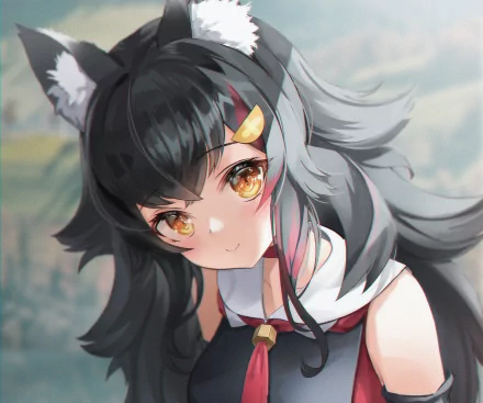 hololive Ookami Mio Anime Virtual Youtuber HD Desktop Wallpaper | Background Image