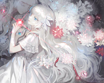 Lily (Ender Lilies) video game ENDER LILIES: Quietus of the Knights HD Desktop Wallpaper | Background Image
