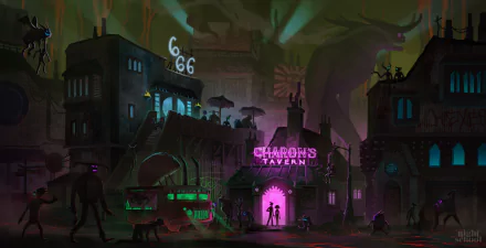 video game Afterparty HD Desktop Wallpaper | Background Image