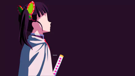 Kanao Tsuyuri Anime Demon Slayer: Kimetsu no Yaiba HD Desktop Wallpaper | Background Image