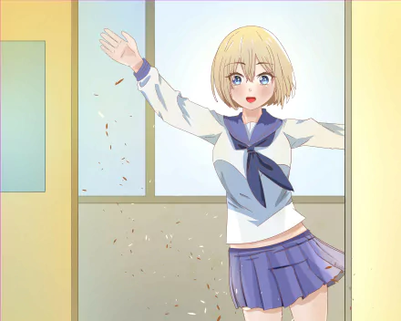 Sachi Umino Anime A Couple of Cuckoos HD Desktop Wallpaper | Background Image