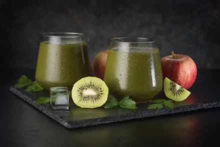  Apple &amp; Kiwi juice
