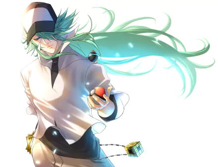 N (Pokémon) video game Pokemon: Black and White HD Desktop Wallpaper | Background Image