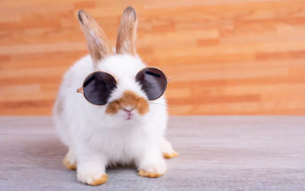 sunglasses Animal rabbit HD Desktop Wallpaper | Background Image