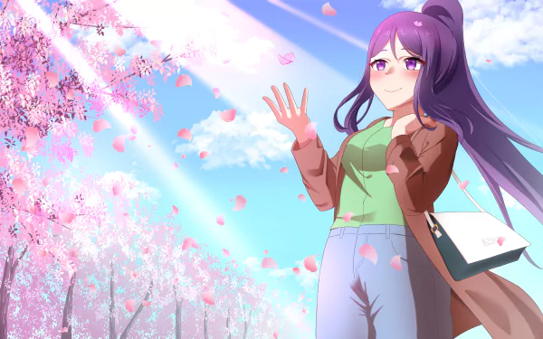 Kanan Matsuura Anime Love Live! Sunshine!! HD Desktop Wallpaper | Background Image