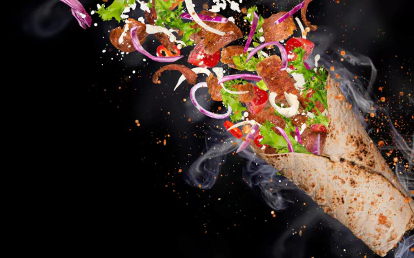 food Doner kebab HD Desktop Wallpaper | Background Image