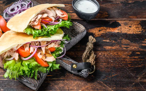 food Doner kebab HD Desktop Wallpaper | Background Image