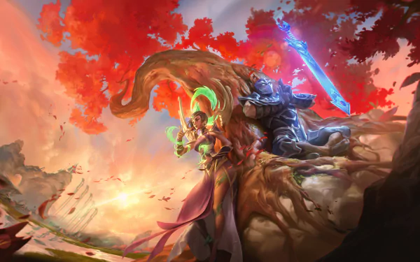 Shen (League Of Legends) Karma (League Of Legends) video game League Of Legends HD Desktop Wallpaper | Background Image