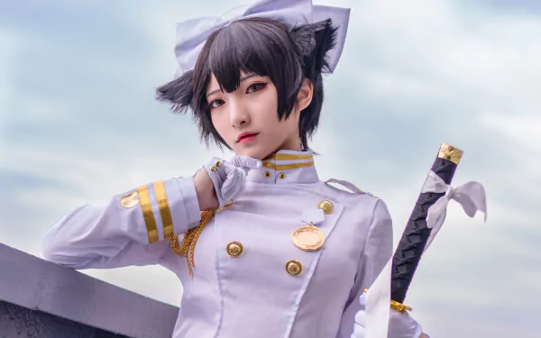 uniform woman cosplay HD Desktop Wallpaper | Background Image
