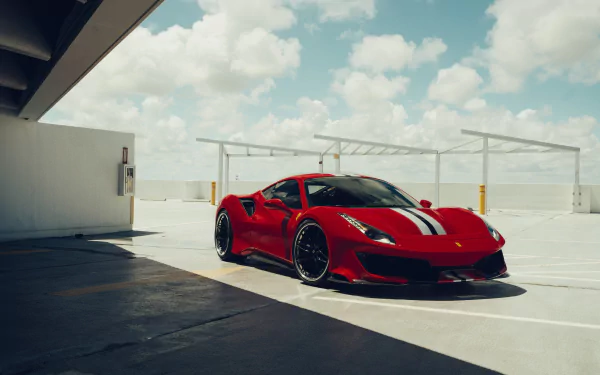 vehicle Ferrari 488 Pista HD Desktop Wallpaper | Background Image