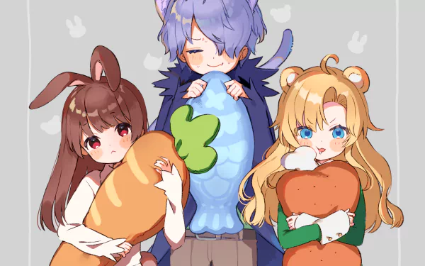 Garry (Ib) Mary (Ib) Ib (Character) video game Ib (2012) HD Desktop Wallpaper | Background Image