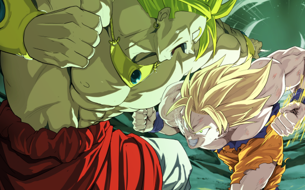 Anime Dragon Ball Broly Goku Super Saiyan HD Wallpaper | Background Image