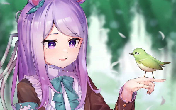 Mejiro McQueen Anime Uma Musume: Pretty Derby HD Desktop Wallpaper | Background Image