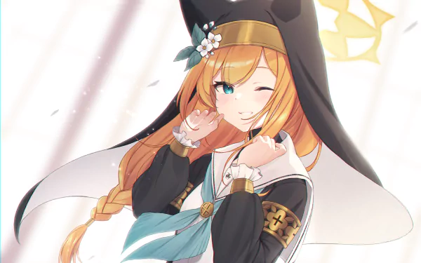 Iochi Mari video game Blue Archive HD Desktop Wallpaper | Background Image