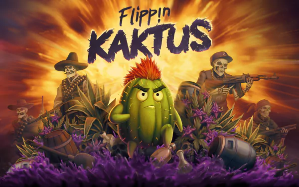 video game Flippin Kaktus HD Desktop Wallpaper | Background Image