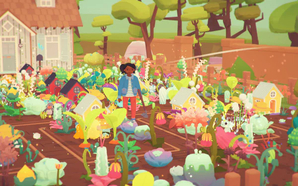 video game Ooblets HD Desktop Wallpaper | Background Image