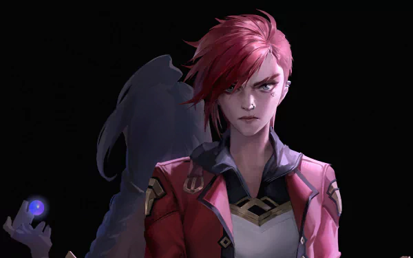 VI (League Of Legends) TV Show Arcane HD Desktop Wallpaper | Background Image