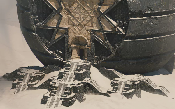  Star temple by Paul Chadeisson