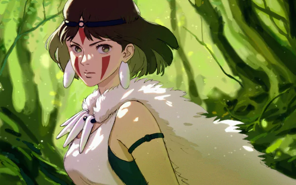 San (Princess Mononoke) Anime Princess Mononoke HD Desktop Wallpaper | Background Image