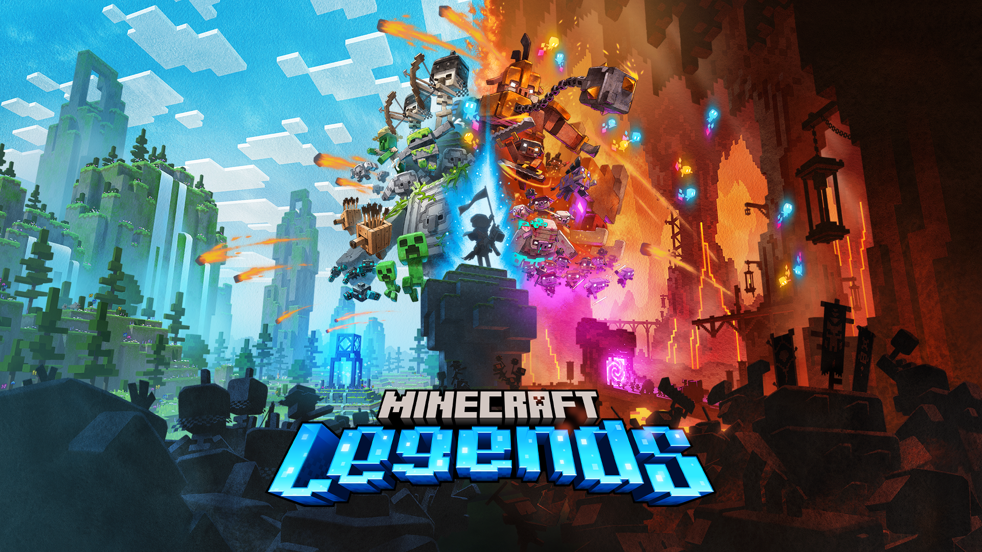 Video Game Minecraft Legends HD Wallpaper | Background Image