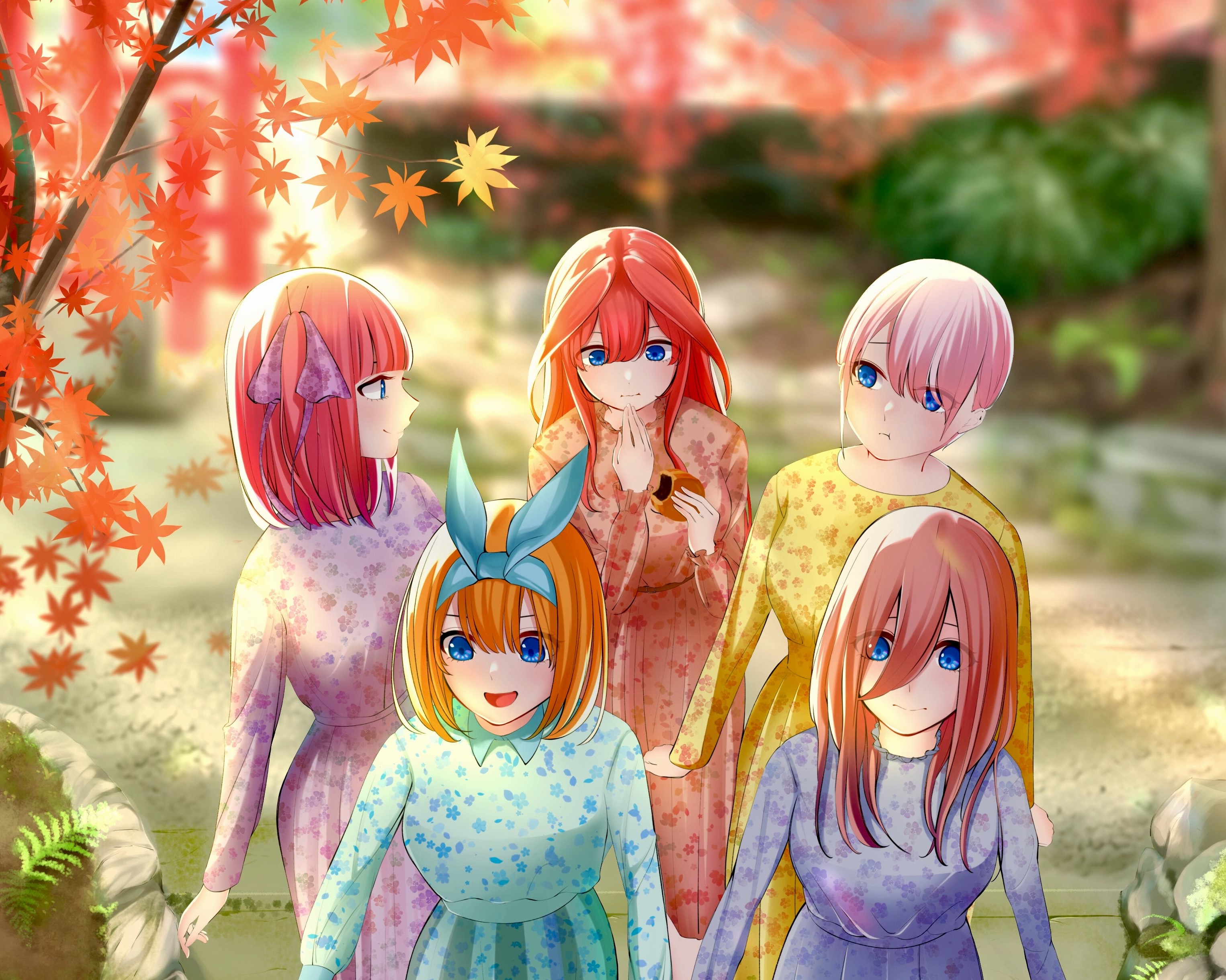 The Quintessential Quintuplets HD Wallpaper by りっぱう