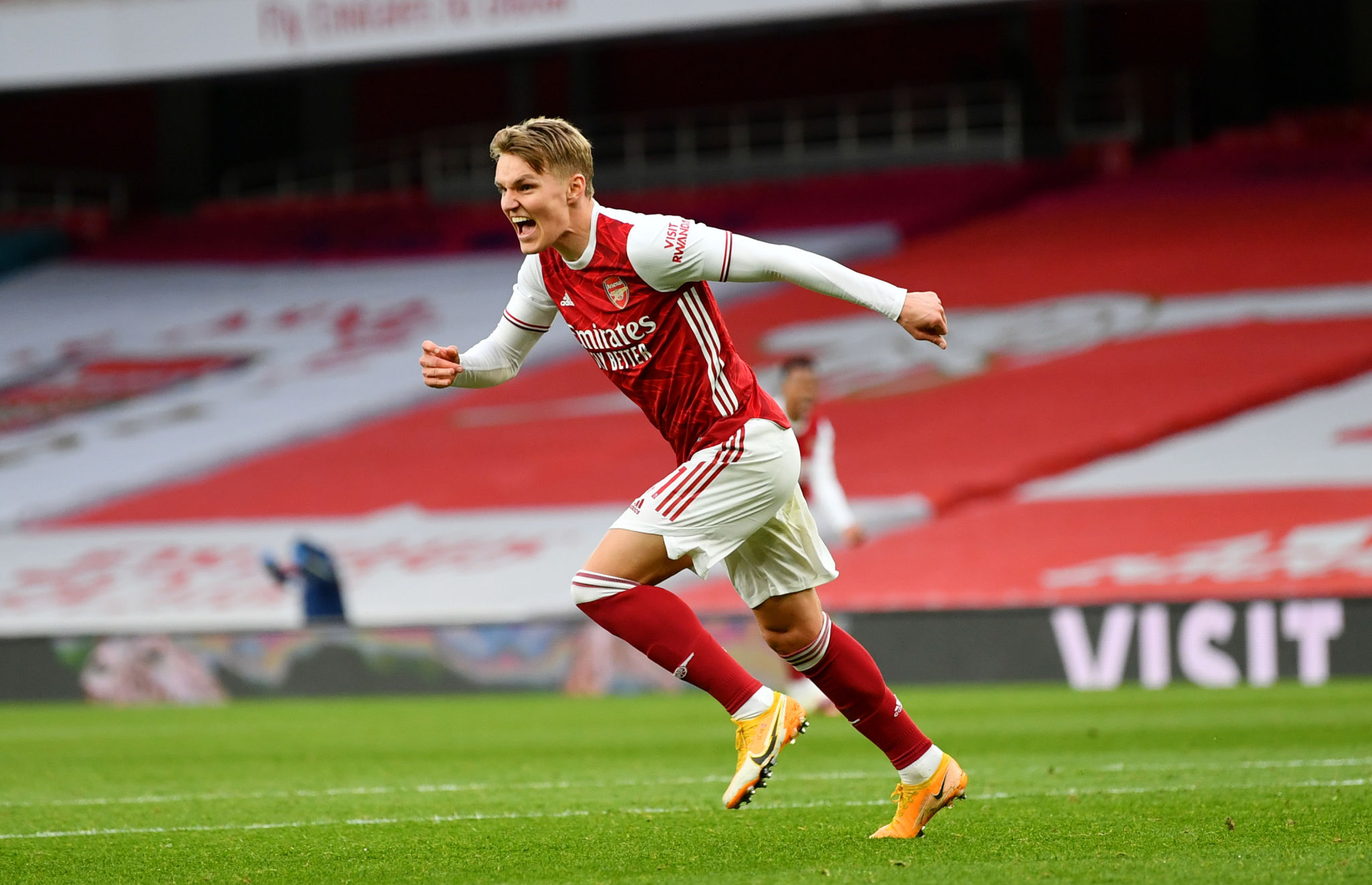 Download Arsenal F.C. Martin Ødegaard Sports HD Wallpaper