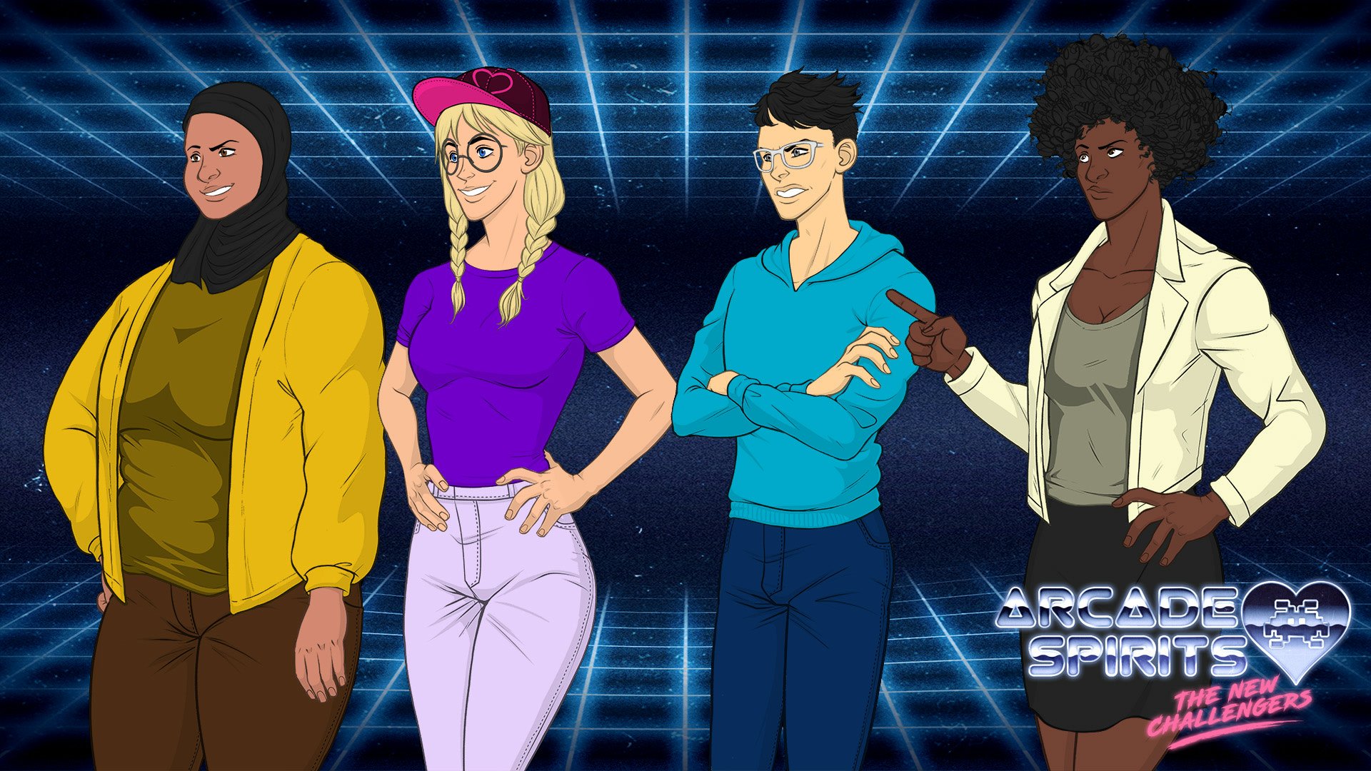 Download Video Game Arcade Spirits: The New Challengers HD Wallpaper