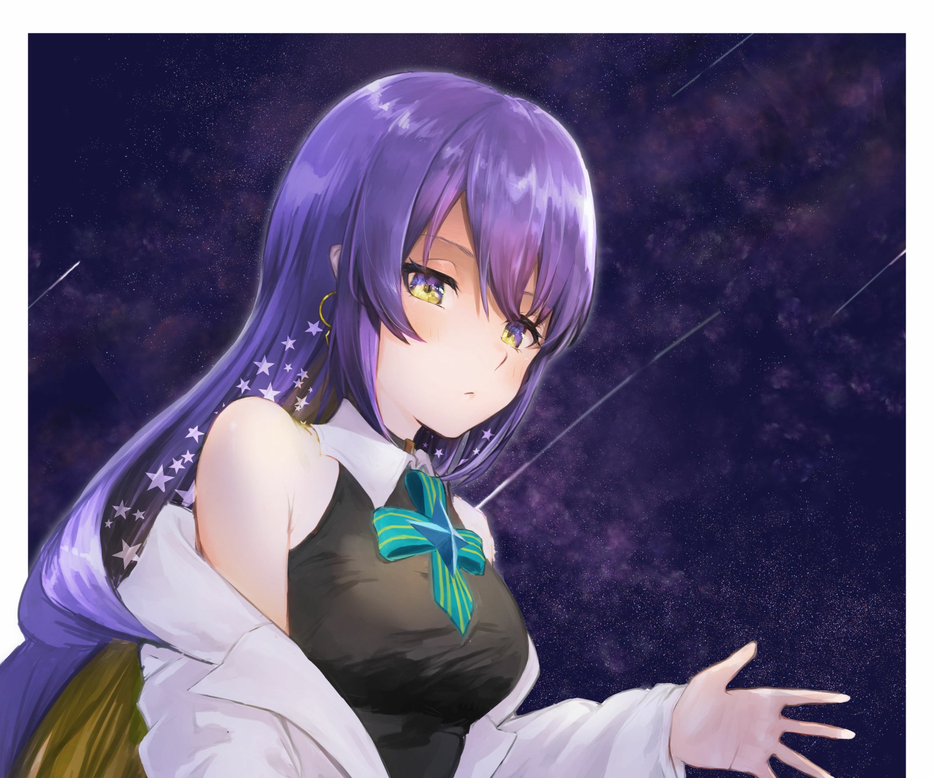 Download Hololive Moona Hoshinova Anime Virtual Youtuber HD Wallpaper by 禅𝔃𝓲