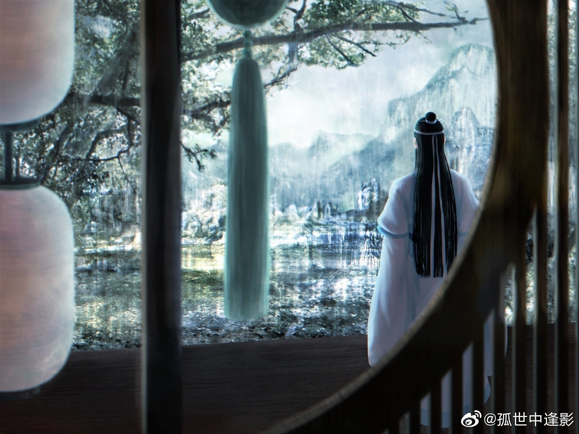 Download Lan Wangji Anime Mo Dao Zu Shi HD Wallpaper