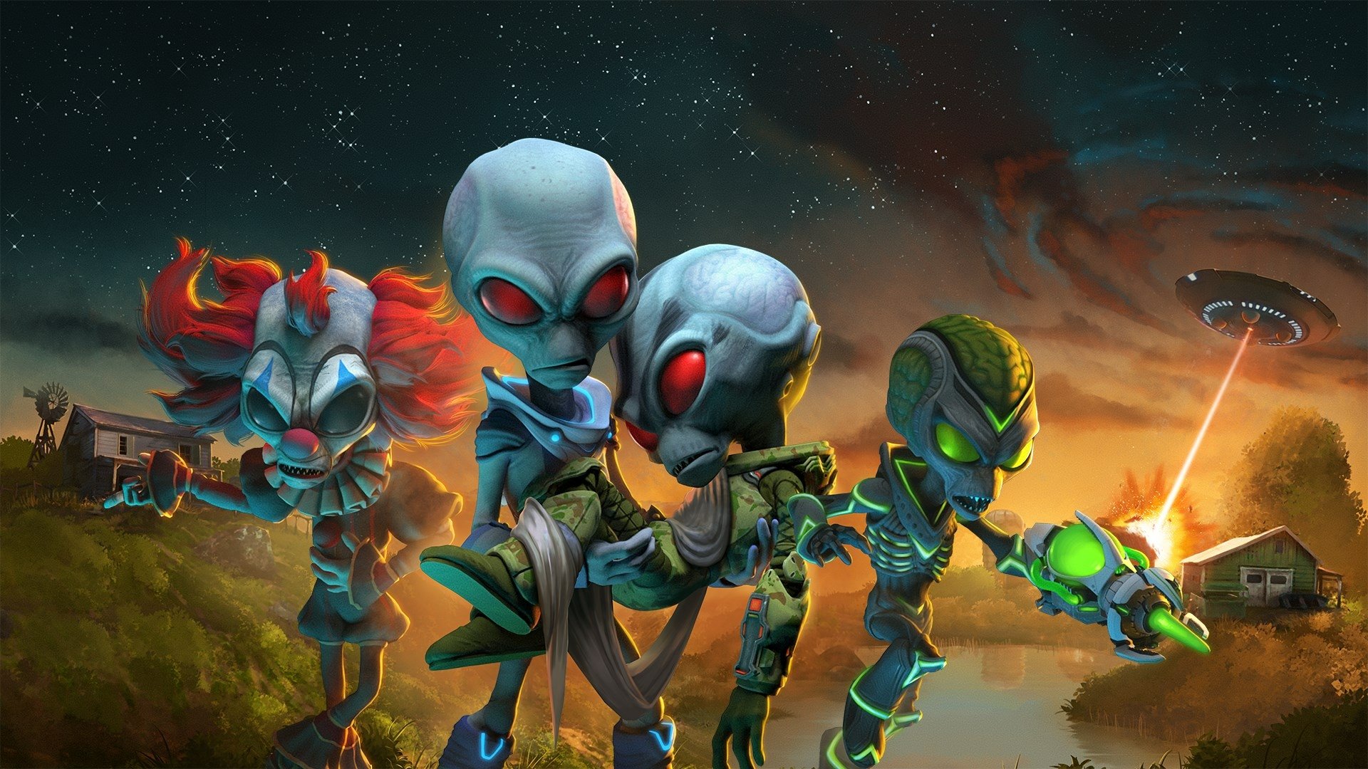Download Video Game Destroy All Humans! Clone Carnage HD Wallpaper