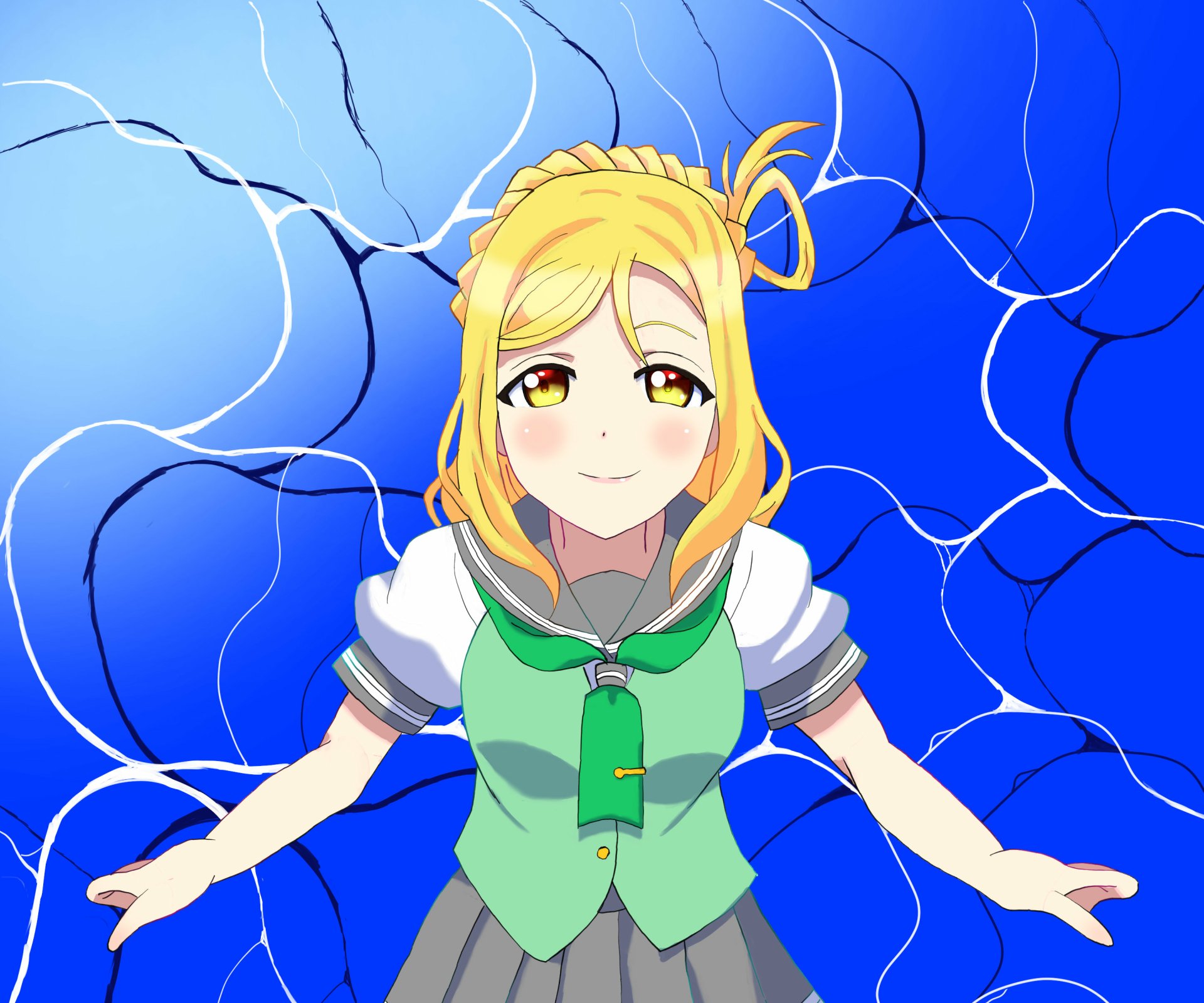 Download Mari Ohara Anime Love Live! Sunshine!! HD Wallpaper