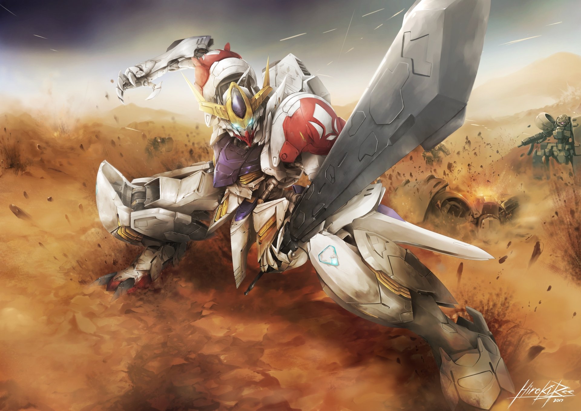 Download Anime Mobile Suit Gundam: Iron-Blooded Orphans 4k Ultra HD Wallpaper