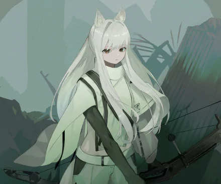 Platinum (Arknights) video game Arknights HD Desktop Wallpaper | Background Image