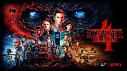  Stranger Things - Season 4 Poster by Kyle Lambert