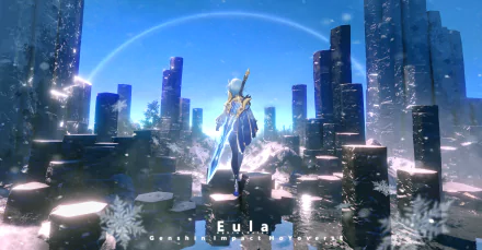 Eula (Genshin Impact) video game Genshin Impact HD Desktop Wallpaper | Background Image