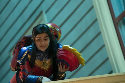 Kamala Khan Iman Vellani TV Show Ms. Marvel HD Desktop Wallpaper | Background Image