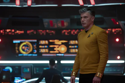 Christopher Pike Anson Mount TV Show Star Trek: Strange New Worlds HD Desktop Wallpaper | Background Image
