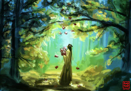 Lan Wangji Anime Mo Dao Zu Shi HD Desktop Wallpaper | Background Image