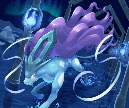 Suicune (Pokémon) video game Pokemon HD Desktop Wallpaper | Background Image