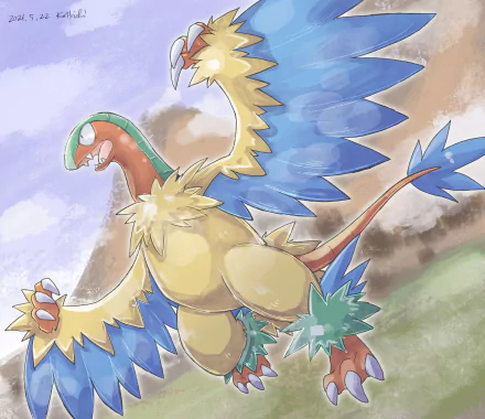 Archeops (Pokémon) video game Pokemon HD Desktop Wallpaper | Background Image