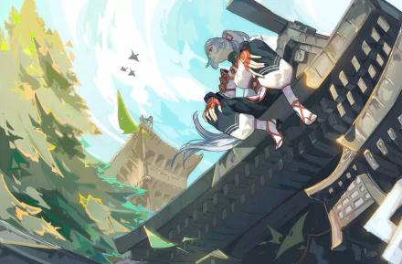 Archer Inferno Anime Fate/Grand Order HD Desktop Wallpaper | Background Image