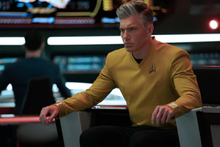 Christopher Pike Anson Mount TV Show Star Trek: Strange New Worlds HD Desktop Wallpaper | Background Image