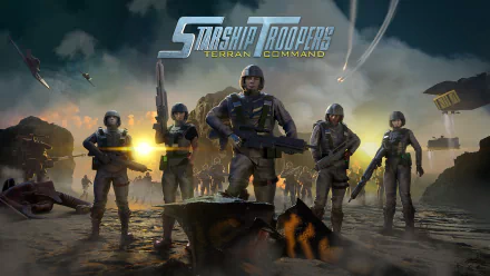 video game Starship Troopers: Terran Command HD Desktop Wallpaper | Background Image