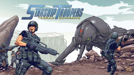 video game Starship Troopers: Terran Command HD Desktop Wallpaper | Background Image